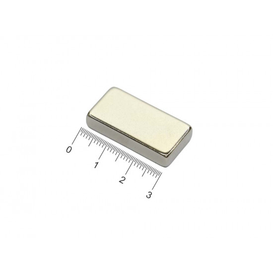 Ímã de neodímio bloco 30 x 15 x 6 mm - N42